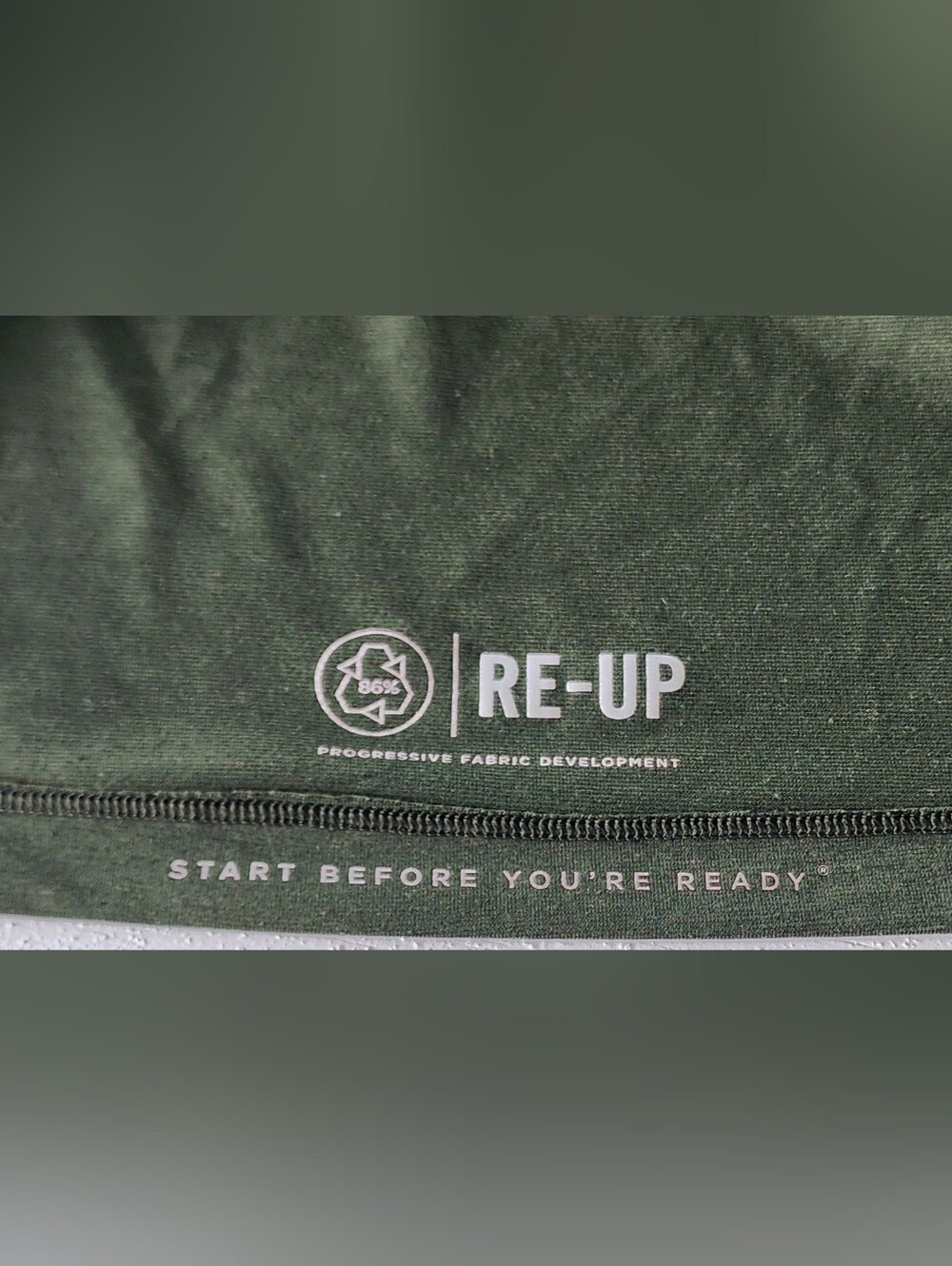 Peloton Olive Green Quarter-Zip Performance Top - Picture 11 of 12